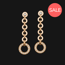 Load image into Gallery viewer, 18k Dangling Pendant Earrings
