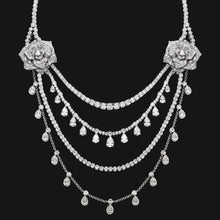 Load image into Gallery viewer, 18k Fluid Lines Necklace