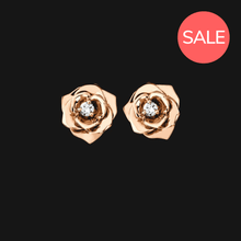 Load image into Gallery viewer, 18k Solid Bloom Earrings