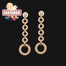 Load image into Gallery viewer, 14k Dangling Pendant Earrings
