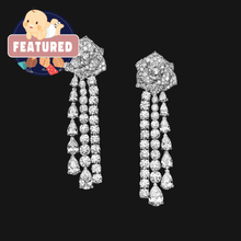 Load image into Gallery viewer, 14k Dangling Pendant Earrings