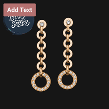 Load image into Gallery viewer, 14k Dangling Pendant Earrings