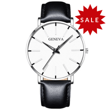 Load image into Gallery viewer, 2020 Minimalist Men's Fashion Ultra Thin Watches Simple Men Business Stainless Steel Mesh Belt Quartz Watch Relogio Masculino