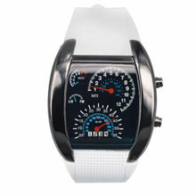 Load image into Gallery viewer, Men Fashion LED Sport Rubber Band Digital Week Date Dashboard Pattern Dial Watch Mas-culino Fashion Men's Watch Large Dial Milit