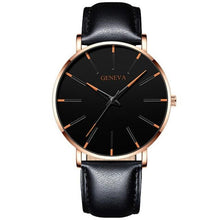 Load image into Gallery viewer, 2020 Minimalist Men's Fashion Ultra Thin Watches Simple Men Business Stainless Steel Mesh Belt Quartz Watch Relogio Masculino
