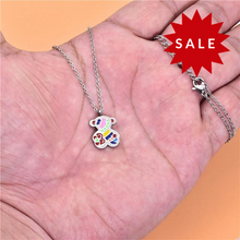 Load image into Gallery viewer, NEW TOUSES bear Jewelry Fashion Hot pendientes Alloy Letter Bracelet Chain Charm Bracelet Female Personality joyas anillo
