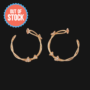 14k Intertwined Earrings